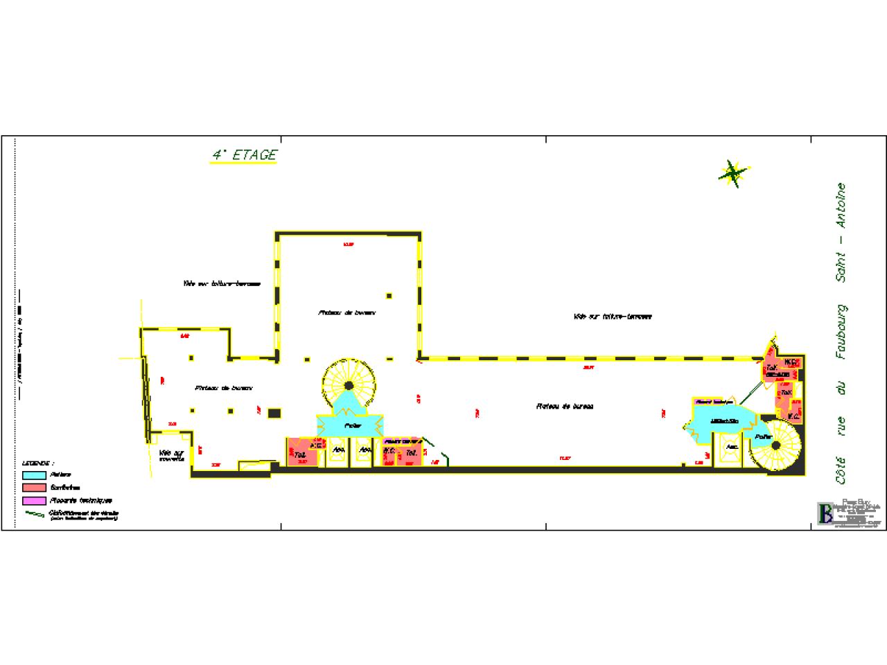 Bureau Paris 1424m² Location bureau Paris OLBUR2425055 10